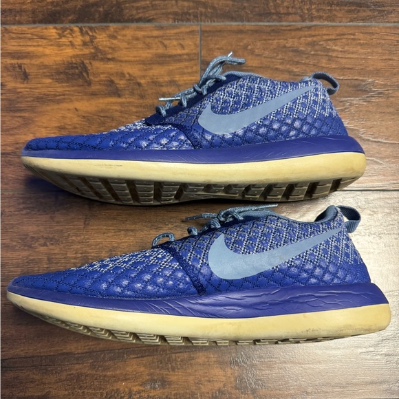 Nike Roshe Run Two Flyknit 365 Deep Royal Women Size 11 Men Size9 Insole Upgrade - Picture 5 of 11
